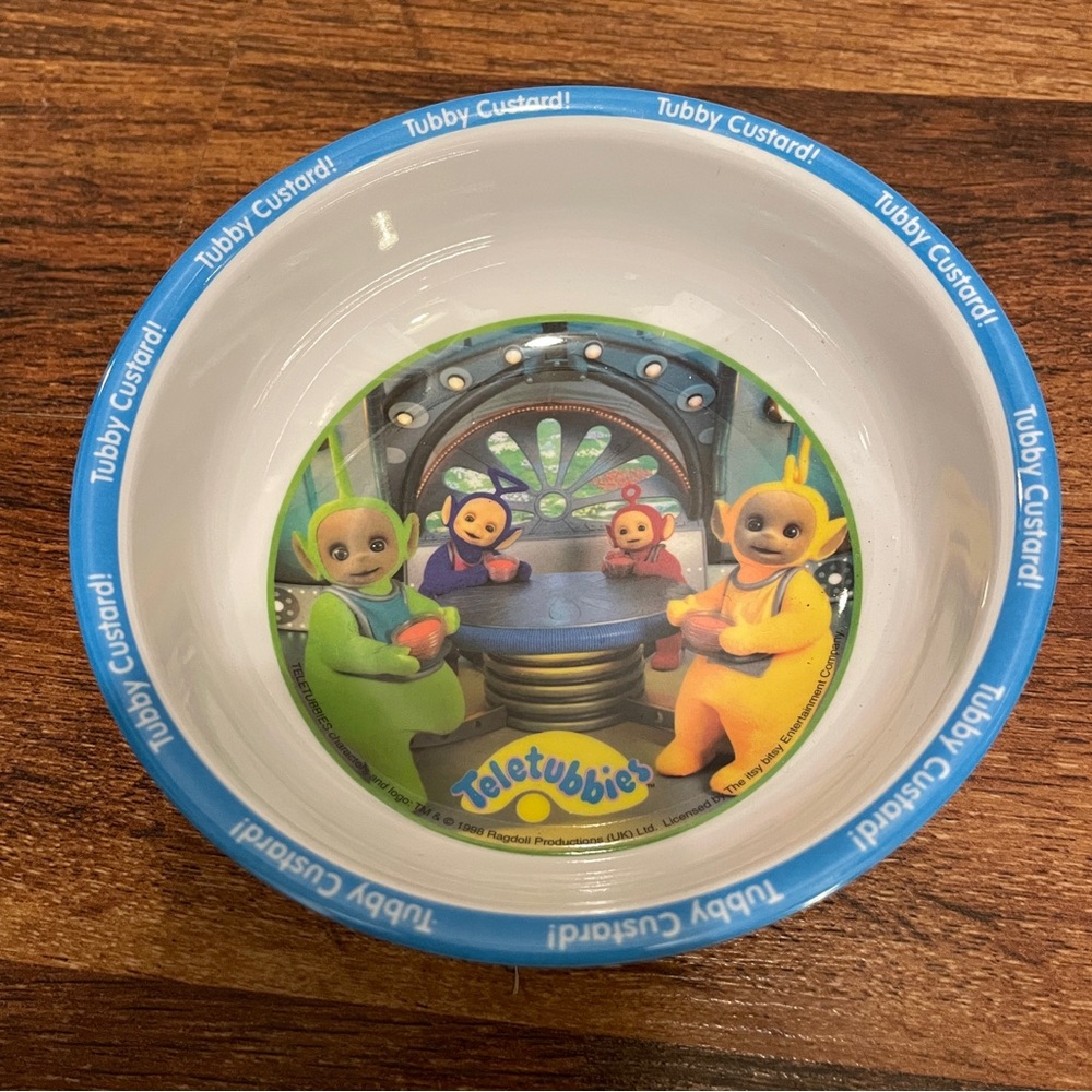 Vintage Teletubbies Tubby Custard Bowl